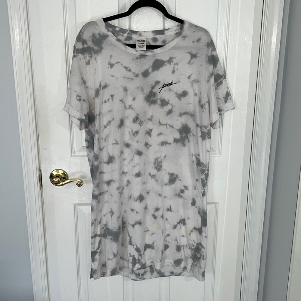 PINK Victoria’s Secret Tie-Dye T-Shirt Dress